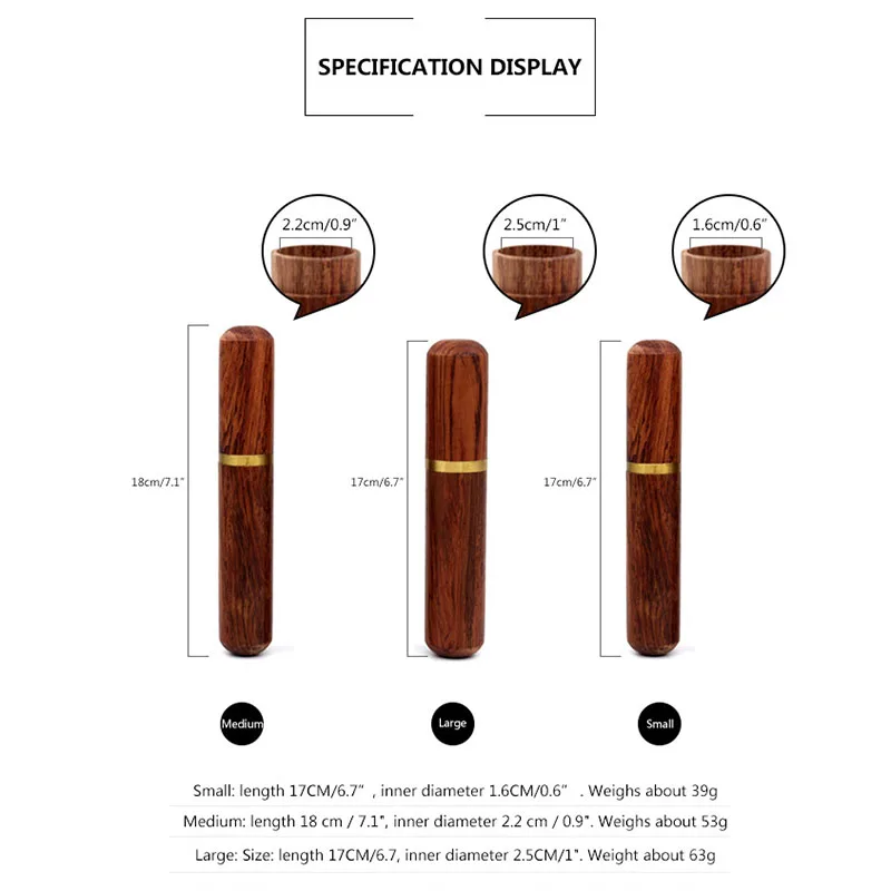 Портативный чехол для сигар водонепроницаемый из кедрового дерева держатель