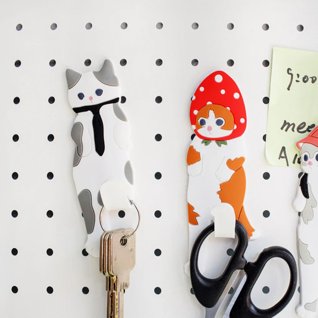 

6 шт., декоративные крючки для ключей от холодильника