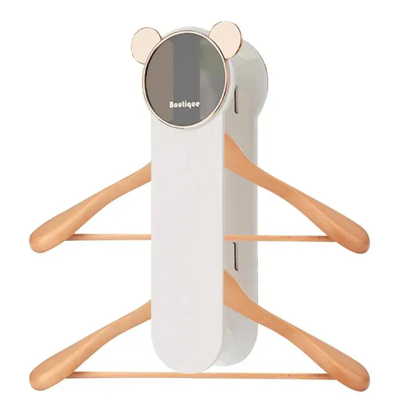 

Hanger Organizer Stacker Wall Mounted No Holes Required Headgear Hairband Hairband Hairpin Storage Rack Clothes Clip Hanger