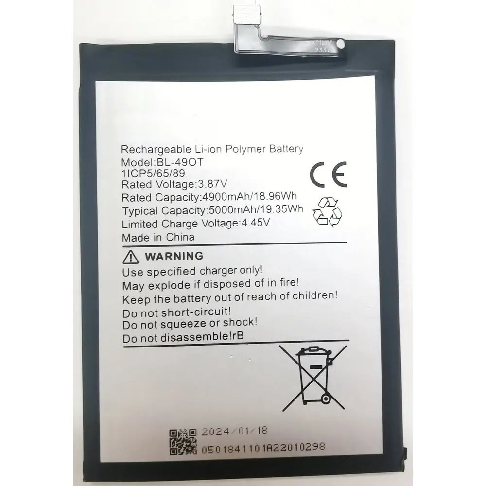Новая BL-49OT сменная батарея для мобильного телефона Infinix Tecno Camon 20 20Pro CK6 CK6n CK7n 1CP5/65/89