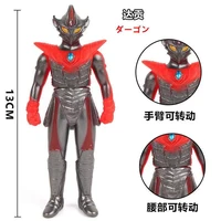 13cm small soft rubber ultraman darrgon action figures model doll furnishing articles childrens assembly puppets toys