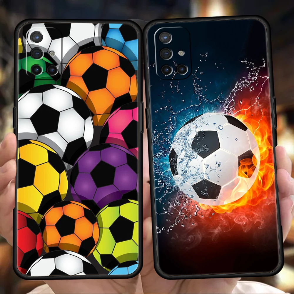

Football Luxury Phone Case For Oneplus Nord N100 N200 N10 10 7 8 9 7T 8T 9R 9RT 10R CE 2 Z Pro 5G Silicone Cover Fundas Coque