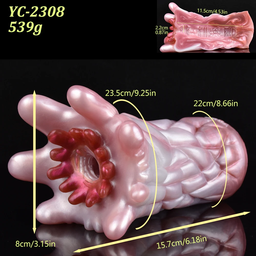 GEEBA фантастический мужской мастурбатор с одним отверстием мягкий силиконовый