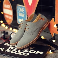 mens fashion dress shoes retro suede leather men shoe classic oxford casual sneakers 48 large size flats comfortable male boots