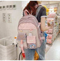 fashion waterproof backpack japanese high school teenager girl kawaii bookbag laptop rucksack new women harajuku cute mochila