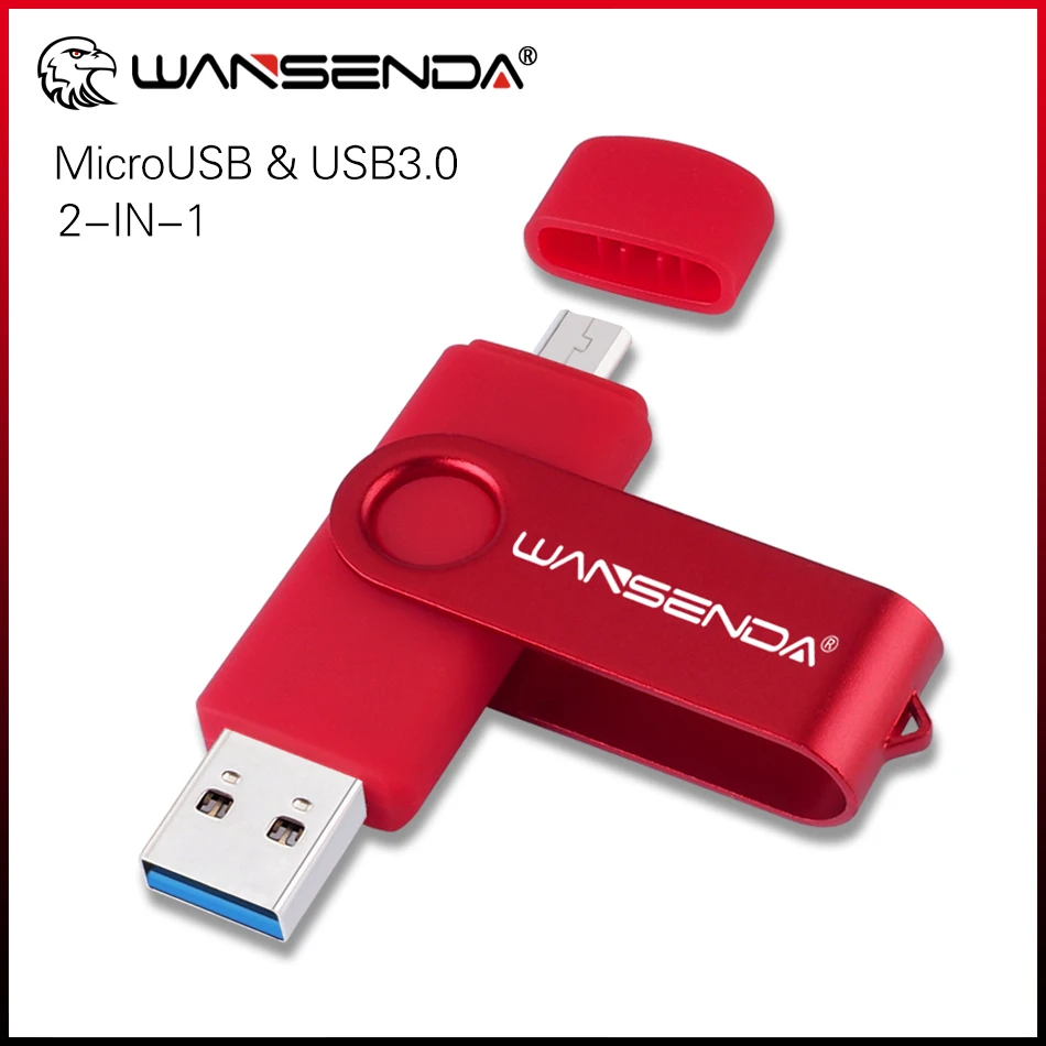 WANSENDA высокоскоростной Флэш-накопитель с Micro USB-портом