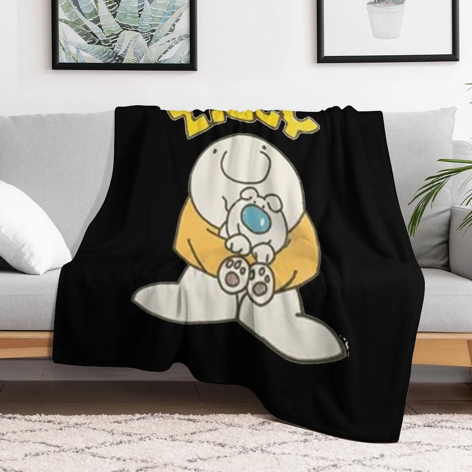 Одеяло с героями мультфильмов Зигги