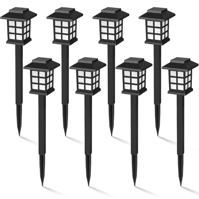 

1/2/4/8pcs Led Solar Pathway Lights Waterproof Outdoor Solar Lamp for Garden/Landscape/Yard/Patio/Driveway/Walkway Lighting