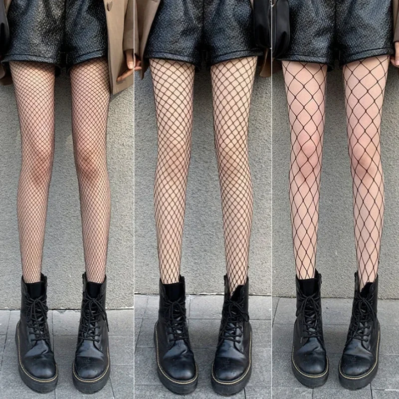 Черные сексуальные женские колготки с принтом созвездий сетчатые Колготки