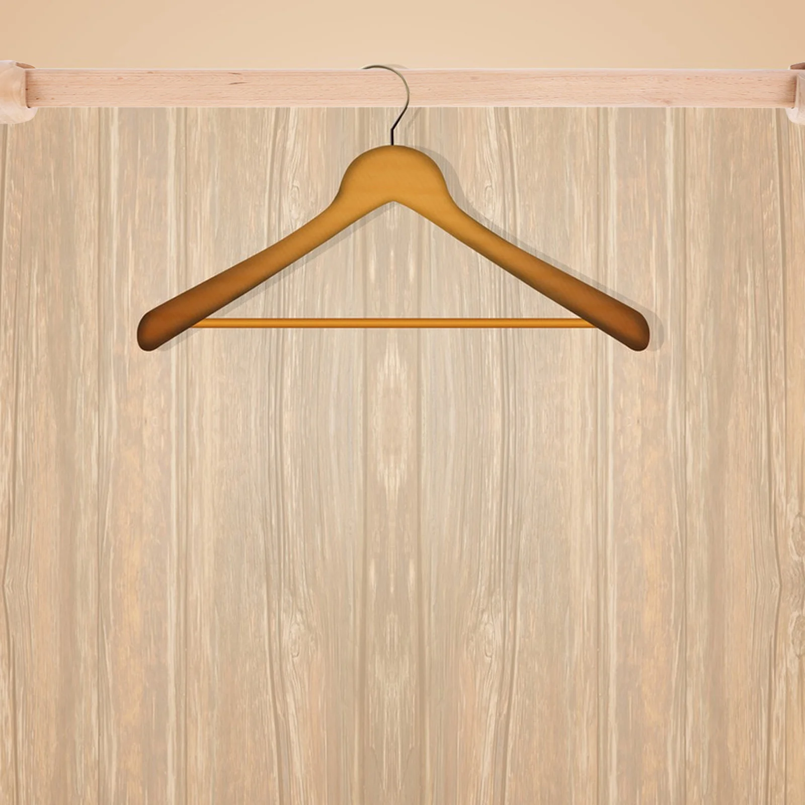 Подвесная штанга для гардероба стержни одежды деревянная ванной комнаты