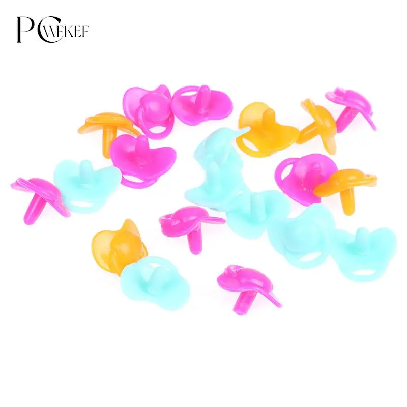 

20 шт. миниатюрная кукольная соска выражение соска Игрушка аксессуары пластиковые игрушки игровой домик игрушки детский Кукольный домик