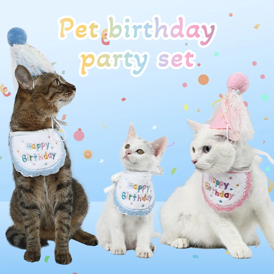 Слюнявчик Madden для домашних питомцев Аксессуары фотосъемки нагрудники шляпа