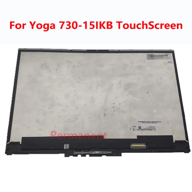 

15.6"Touch Screen Replacement Digitizer Glass LCD LED Display Bezel For Lenovo Yoga 730 15IKB Screen 5D10Q89744 N156HCE-EN1