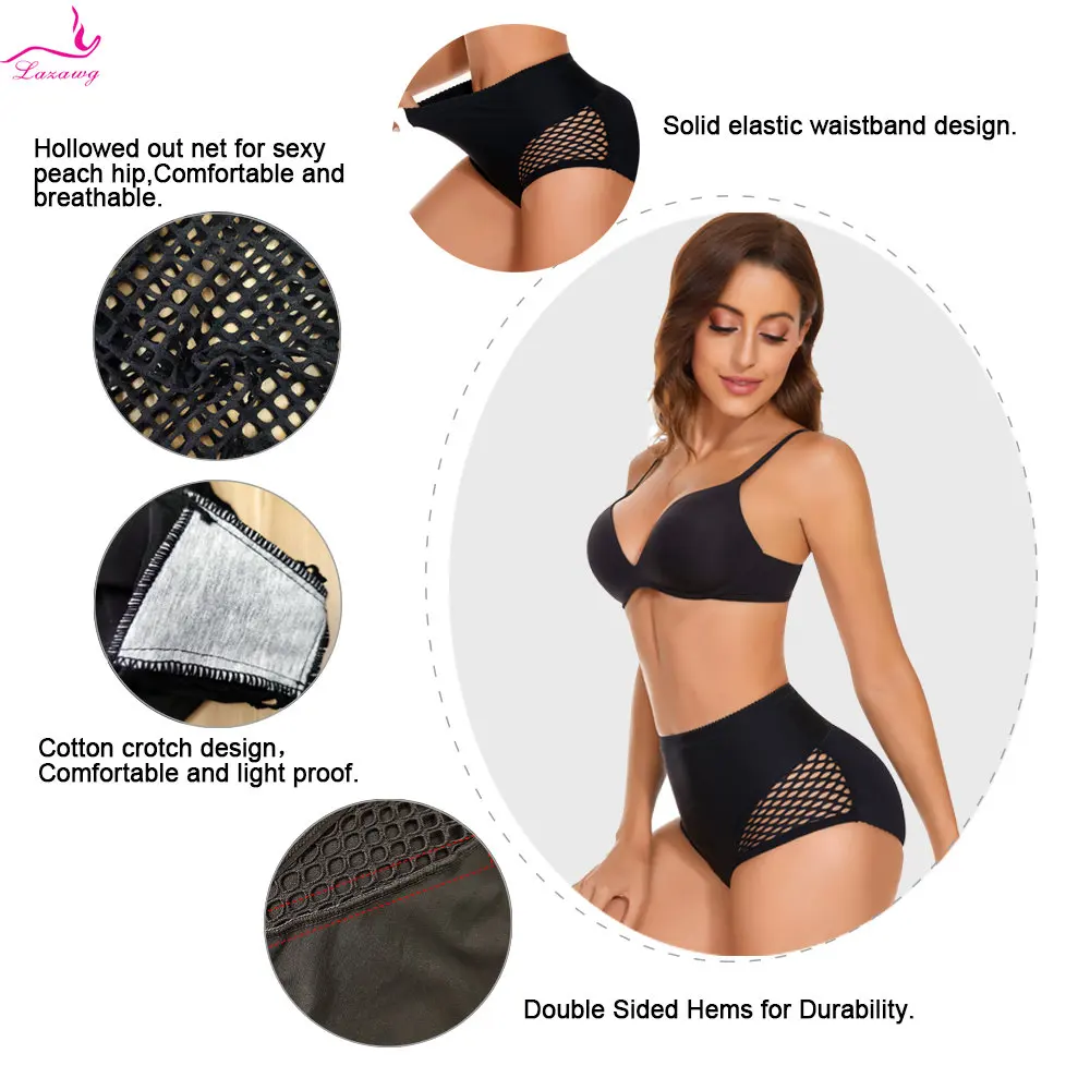 LAZAWG Women Hip Lift Body Sculpting Panties Seamless Panty Butt Lifter Tummy Control Shapewear Slimming Belly Body Shaper
