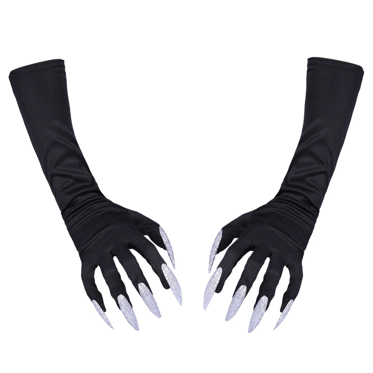 

Glovescosplay Nails Costumefinger Black Prop Full Nail Props Partyclaw Fancy Claws Figurefilm Accessories Werewolf Dress