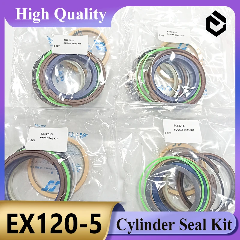 4 комплекта EX120-5 комплект уплотнений рычага ковша стрелы цилиндра для деталей