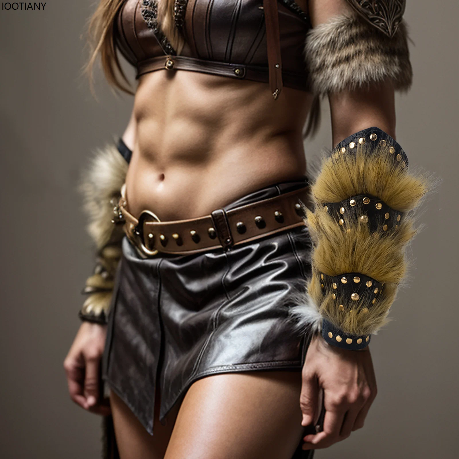 Винтажный рыцарь в средневековом стиле плюшевая наручная защита викингов