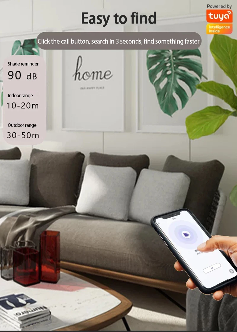 Смарт-метки для домашних животных Tuya/Smart Life с Bluetooth и приложением |