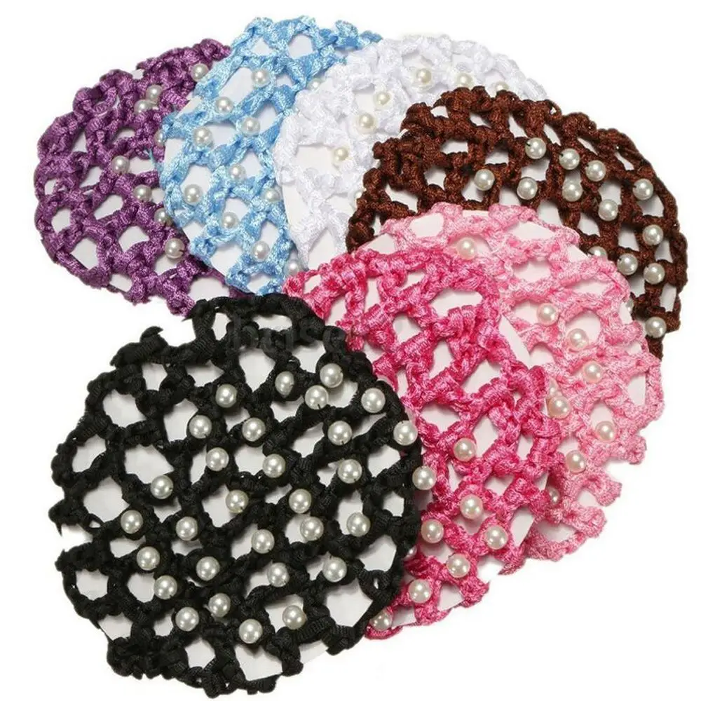 Новинка Женская задняя крышка с искусственными волосами и белым жемчугом