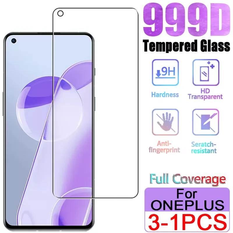 

Full Cover Tempered Glass on Screen Protector For Oneplus 9 Pro 10 Pro 8 Pro 8 Curved Glass For Oneplus Nord 2 7 8T 9 9R 9rt 7t