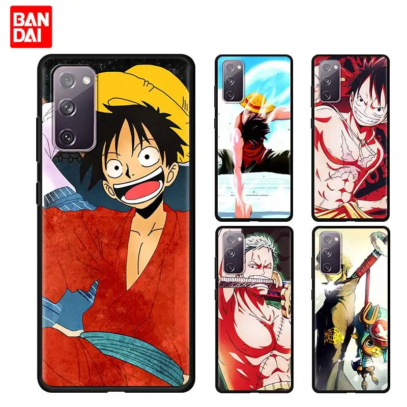 

One Piece Japan Anime Case for Samsung Galaxy Note 20 10 9 8 S21 S20 FE Plus Ultra Lite 5G Luxury Cover Funda Capinha Soft Capa