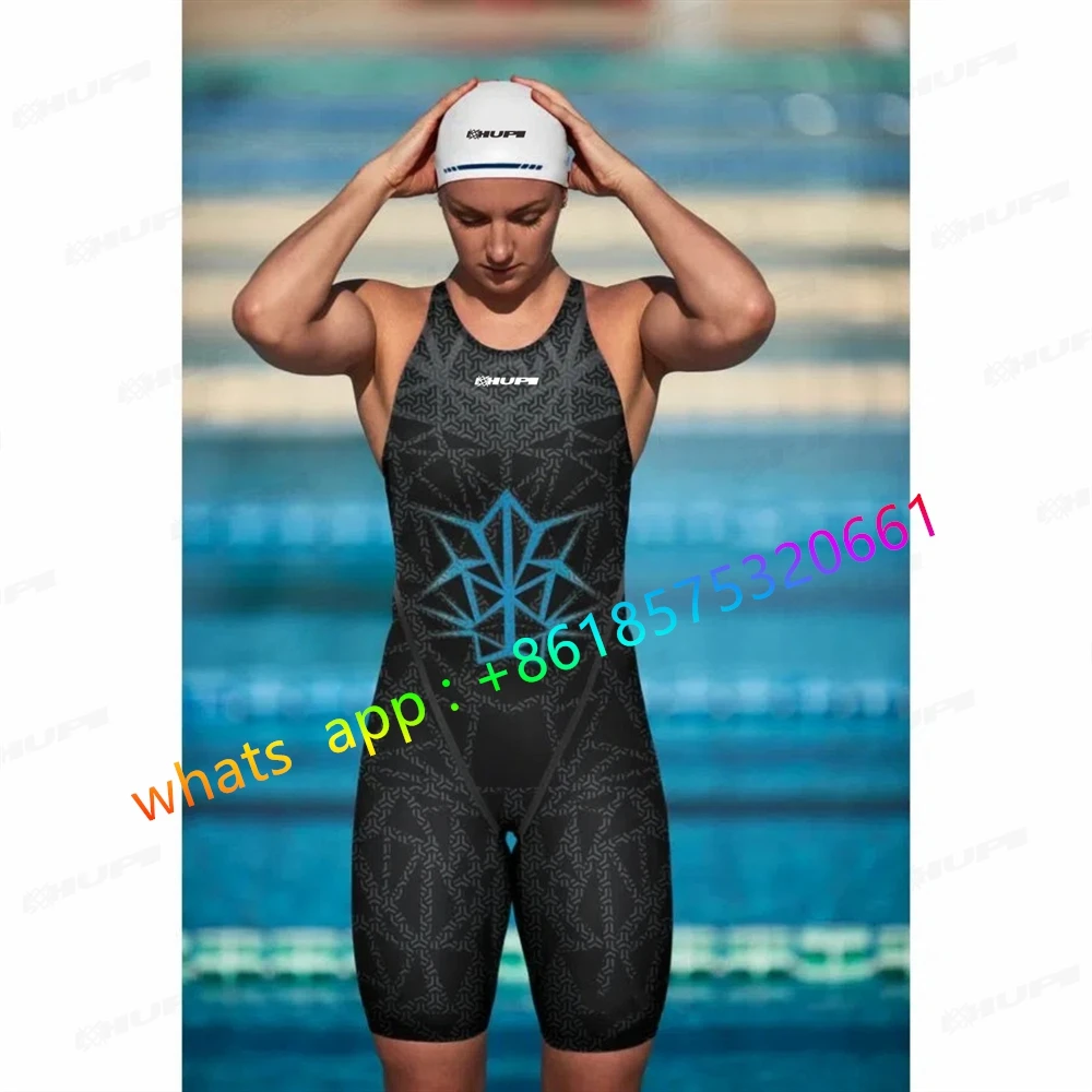 

Athlete Training One Piece Swimsuit Girs Swimming Pool Professional Swimwear Bodysuit Triathlon Sport Comfort Bathing Suit New
