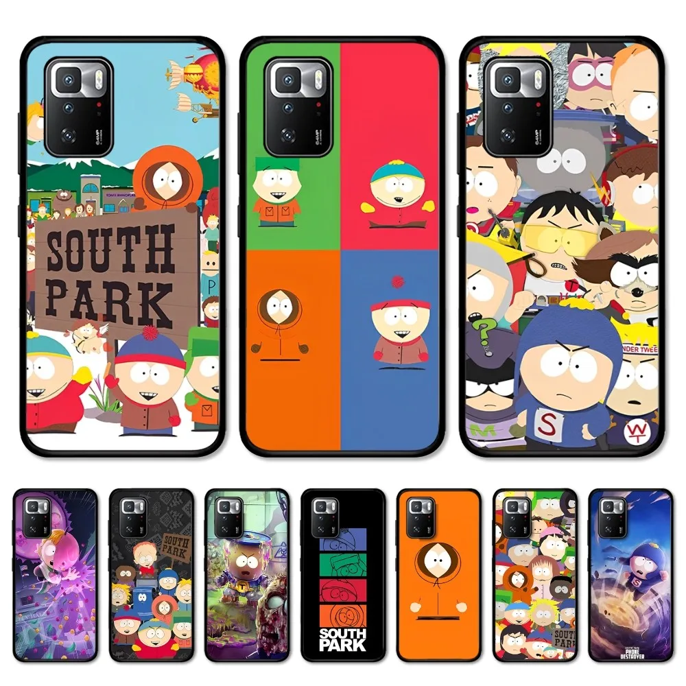 

S-South Cartoon P-Parks Phone Case For Redmi Note 4 X 5 A 6 7 8 Pro T 9 Pro 9S 10 Pro 11 Pro 11S 11Epro PocoM3pro