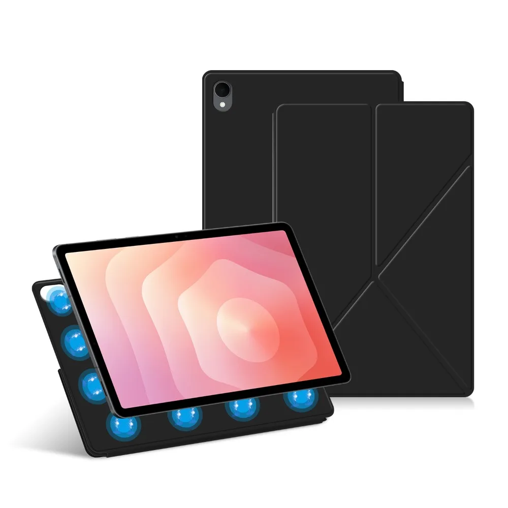 Фото Чехол Funda для Samsung Galaxy Tab S11/S11 Ultra 11 14,6 Y-Fold Smart Magnetic Adsorption Cover SM-X730 SM-X736B SM-X930 SM-X936B №1