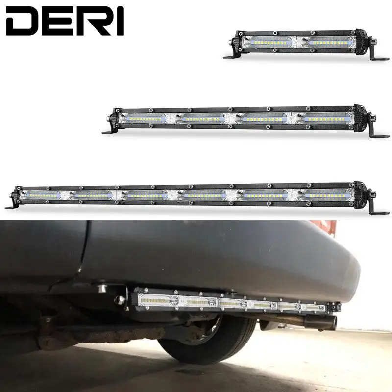 

Тонкий светильник прожектор 7 дюймов 13 дюймов 20 дюймов, прожектор DRL, ходовые огни для грузовиков, внедорожников, квадроциклов, тракторов, ло...