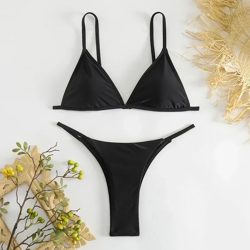 Мини-бикини с высокой талией