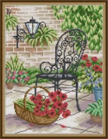 flowers and wrought iron embroidery stamped cross stitch patterns kits printed canvas 11ct 14ct needlework cross stitch
