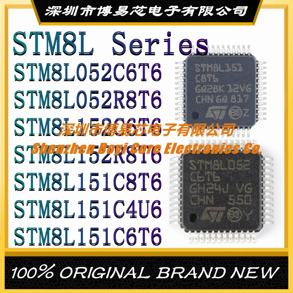 Микроконтроллер STM8L052C6T6 STM8L052R8T6 STM8L152C6T6 STM8L152R8T6 STM8L151C8T6 STM8L151C4U6 STM8L151C6T6 IC Chip