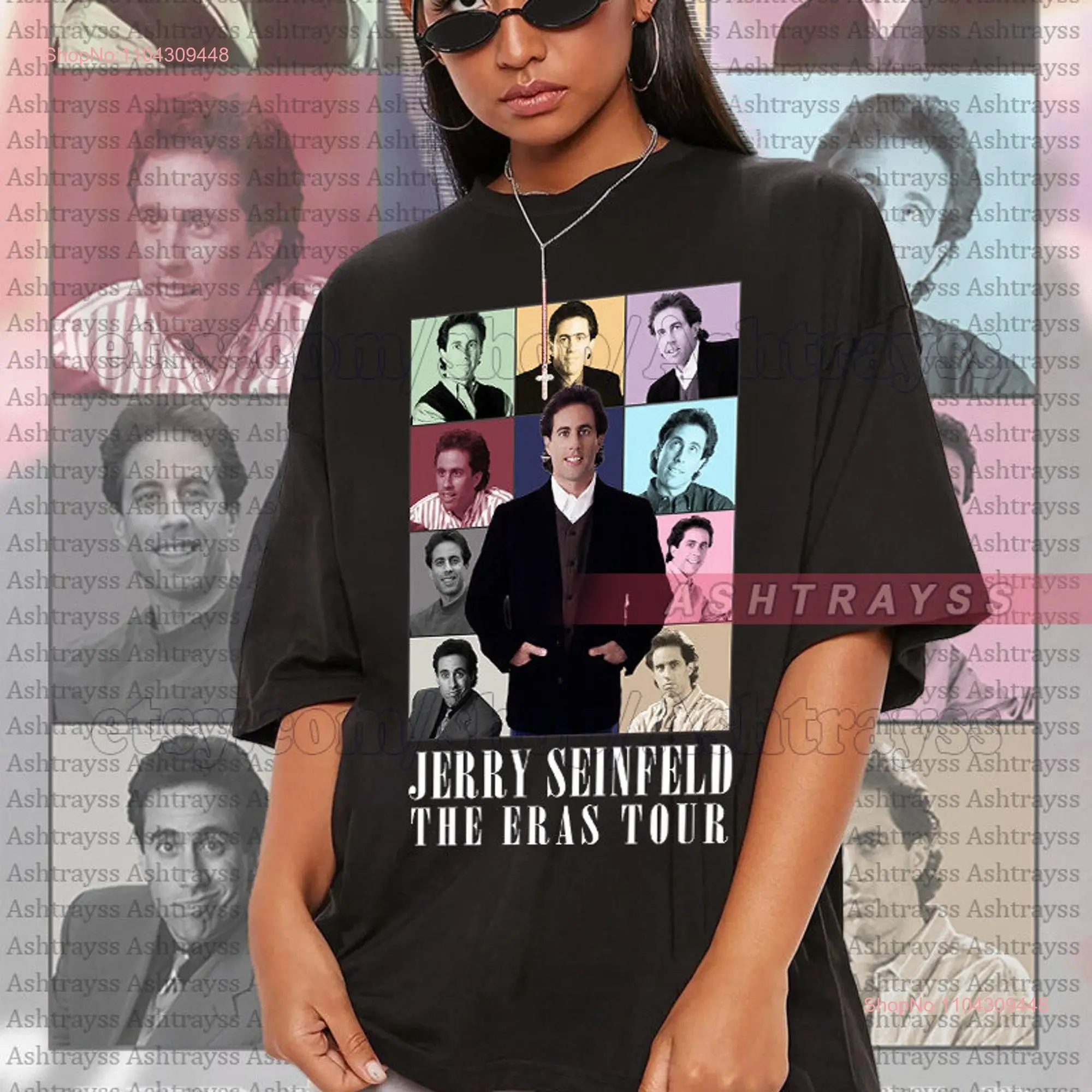 Футболка Jerry Seinfeld The Eras Tour с длинными или короткими рукавами