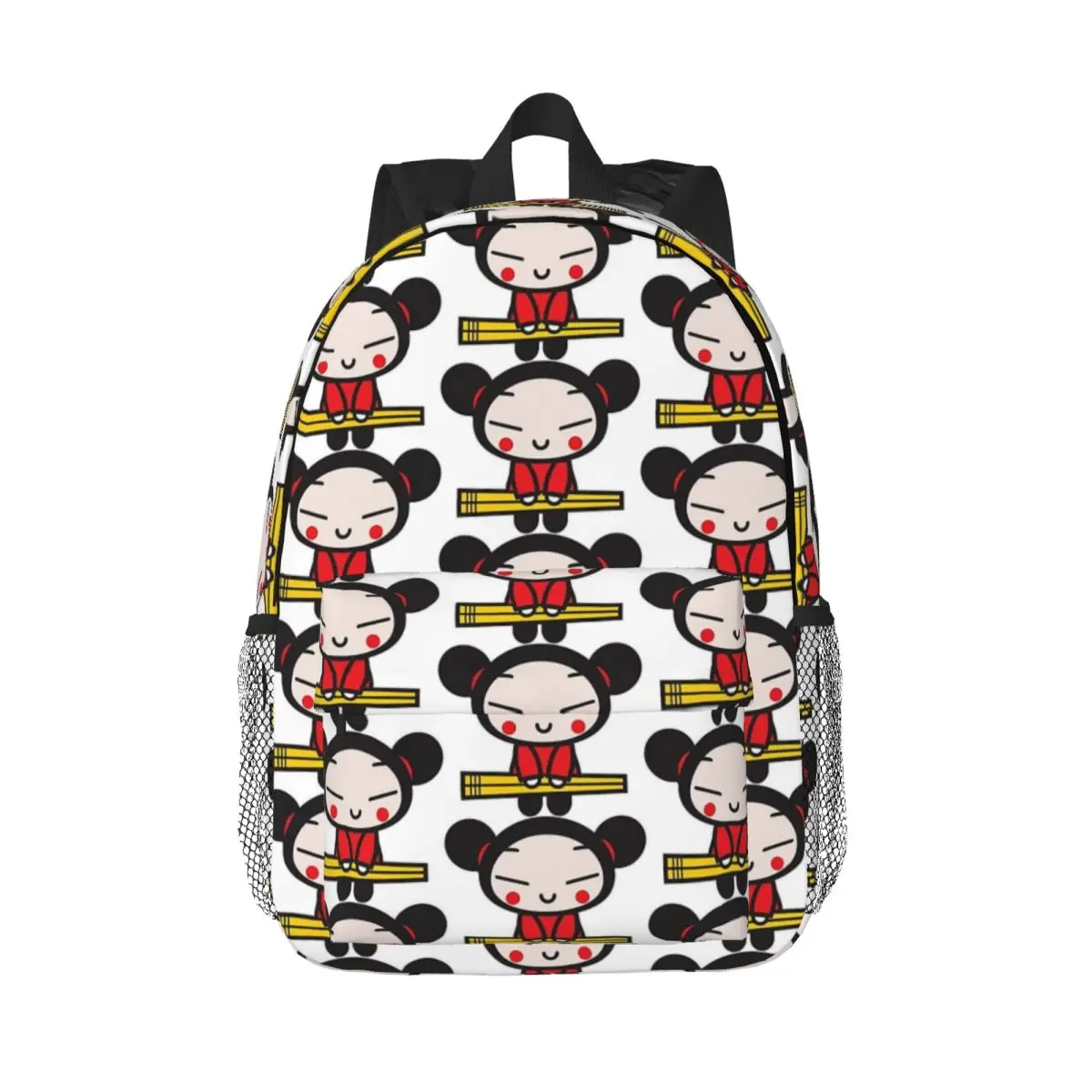 

Pucca Backpacks Teenager Bookbag Cartoon Children School Bags Travel Rucksack Shoulder Bag Large Capacity