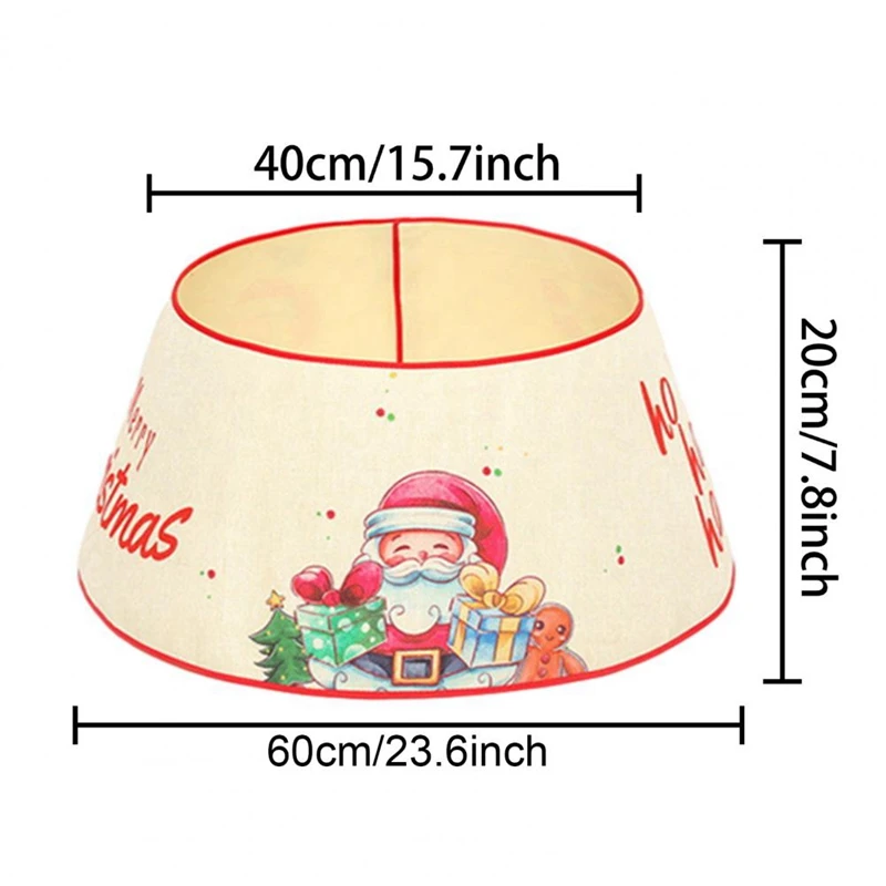 Декор для рождественской елки объемная базовая крышка юбка ног красочный