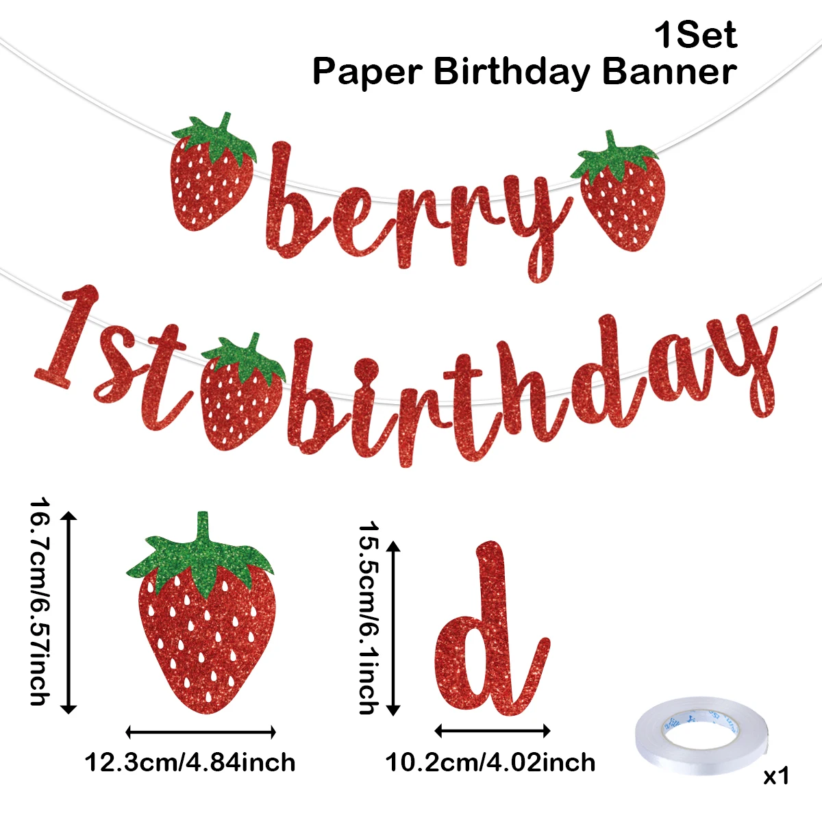 Клубничный баннер 