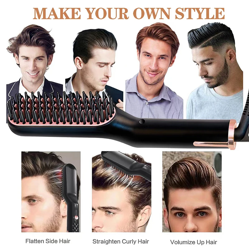 Многофункциональный выпрямитель для волос 3 в 1 расческа щетка выпрямления