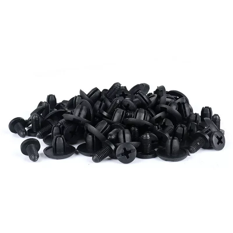 

AUTO PARTS 20/40/60pcs 8mm Auto Fasteners Rivets Clips Vehicle Car Bumper Door Panel Fender Liner Clips Retainer Fasteners Car A