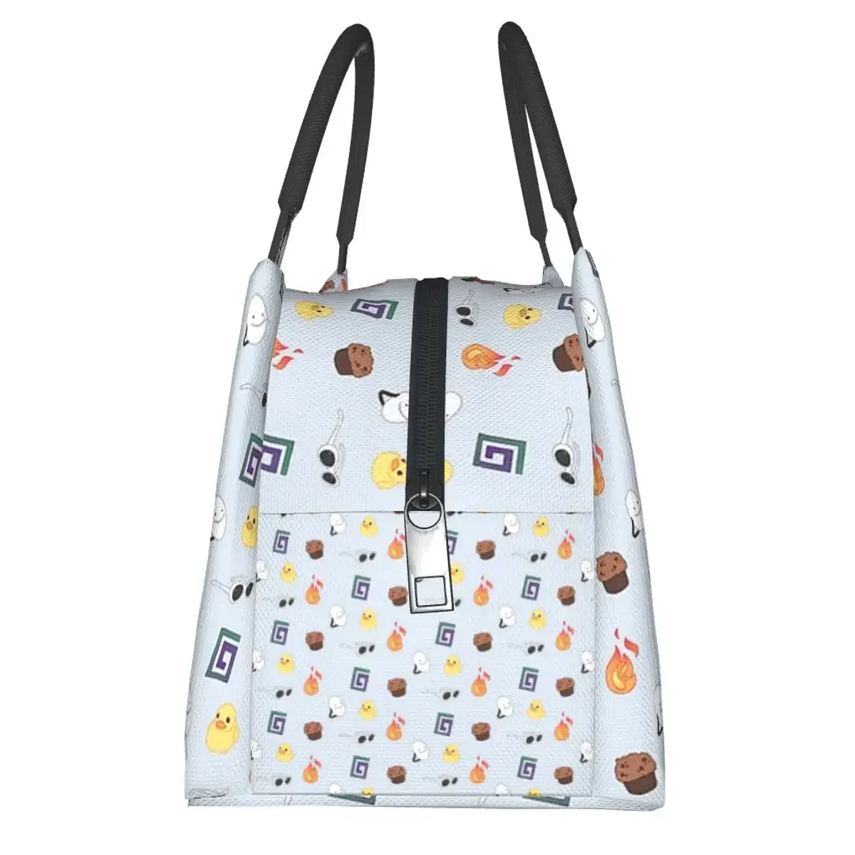 Сумки для обеда с узором BadBoyHalo мальчиков и девочек изолированная коробка бенто