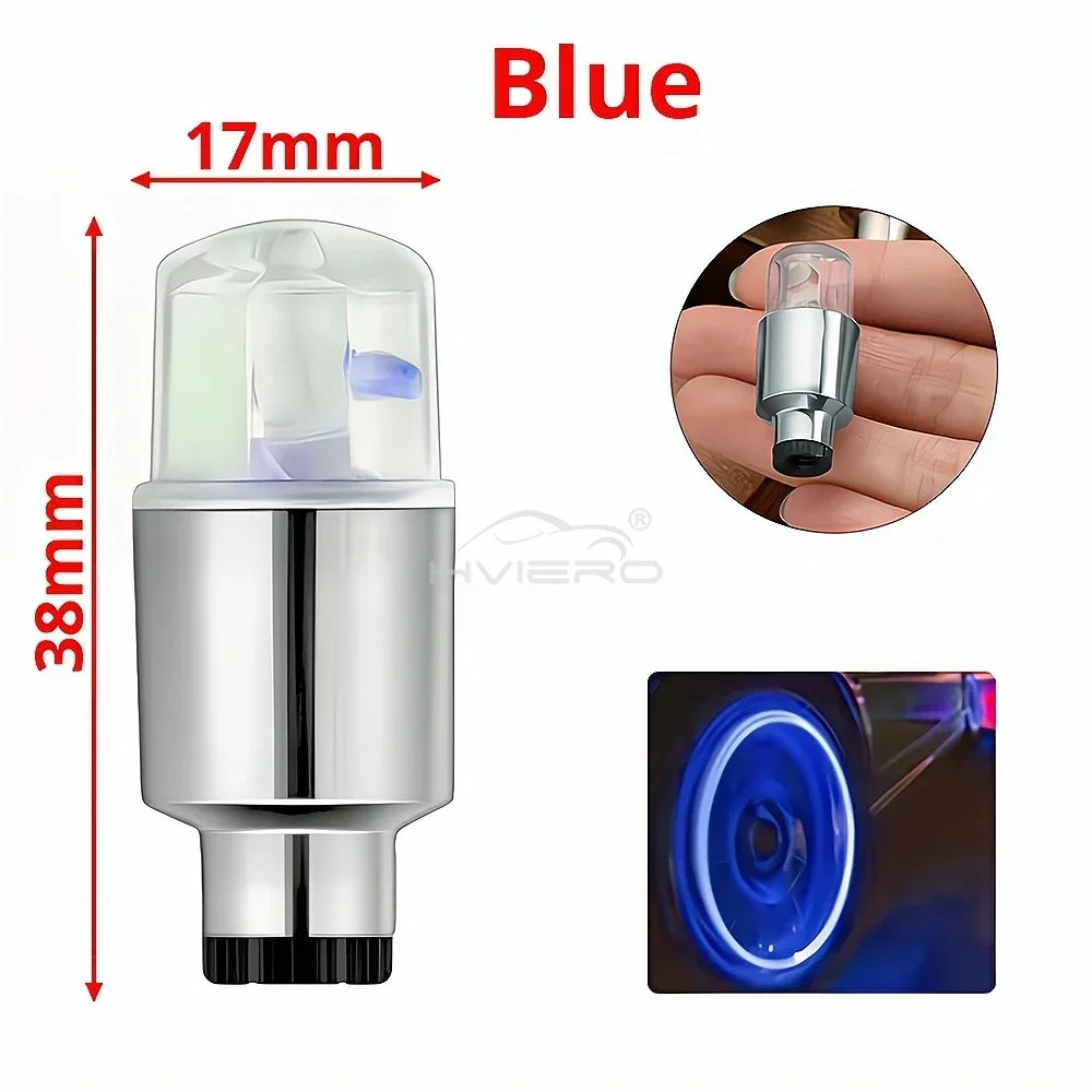 

4 шт. автомобильные велосипедные колпачки клапанов колес со светодиодной неоновой пылезащитой и датчиком движения, лампы для шин для ночного вождения, декоративные