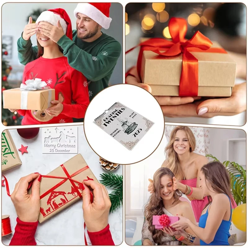 Настольный Календарь На 2025 Год С Плавающим Праздничным Декором 1920-х Годов В