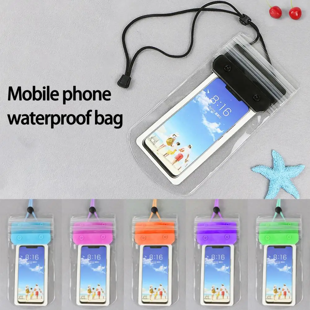 sensitive touch portable underwater case mobile phone cover for rafting free global shipping