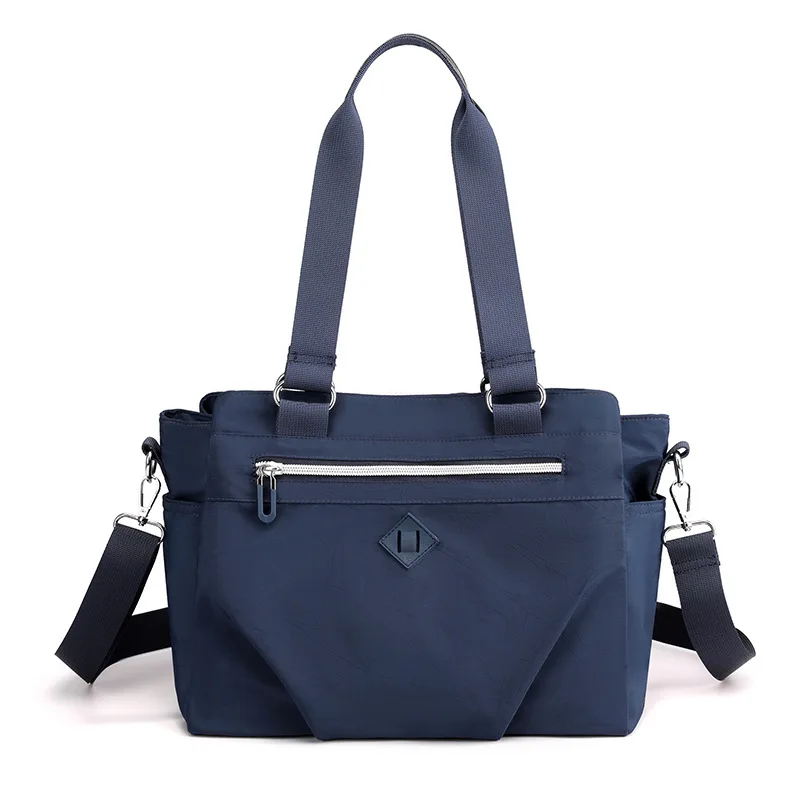 

European style Commuting hand bags Large Capacity nylon bags for women brands 2022 Fashion blue woman bag Big bolsas femininas