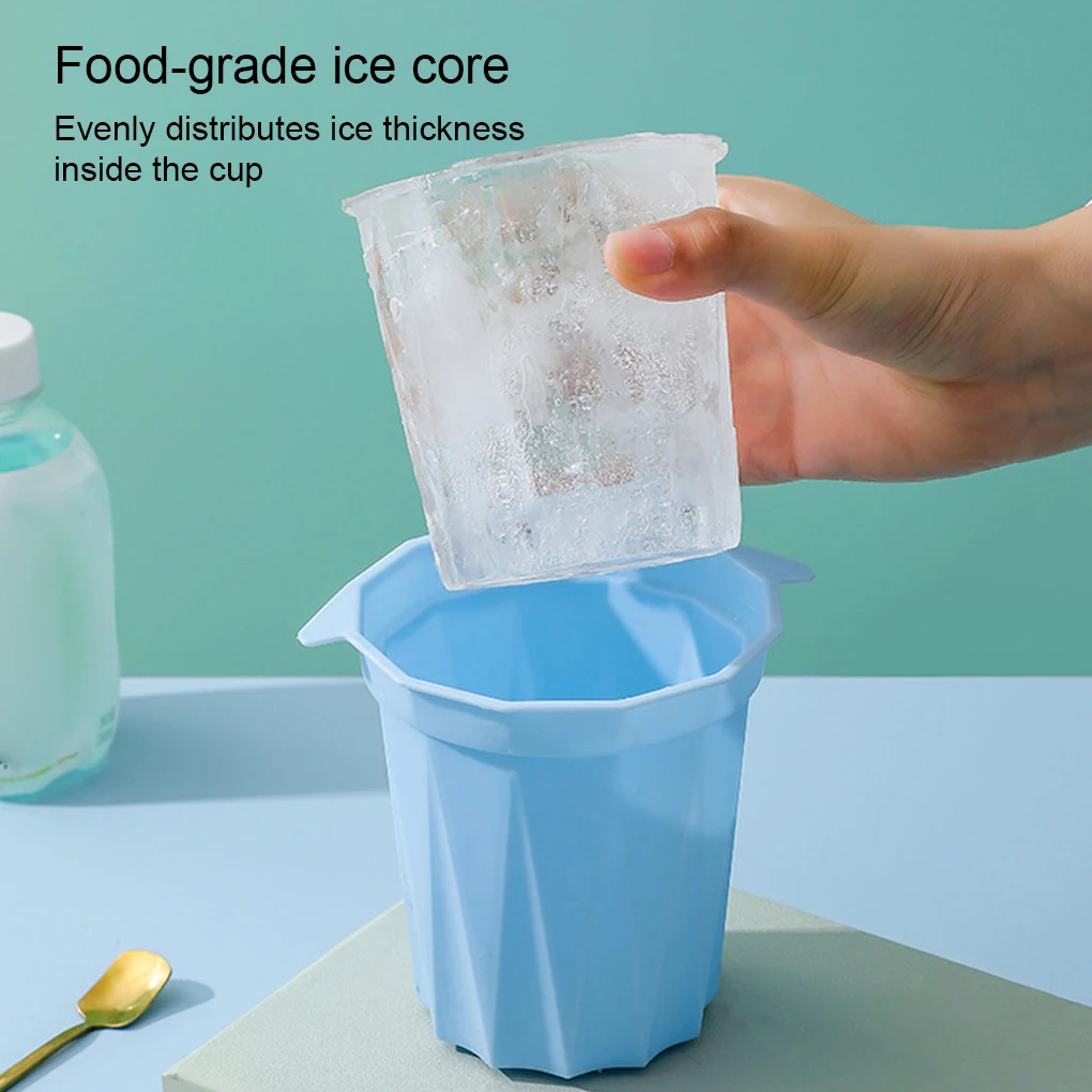 

DIY Ice Cup Ice Cup Mold Creative Ice Cup Maker Summer Frozen Drink Cup Plastic Ice Cube Mould Tray Kitchen Refrigerator