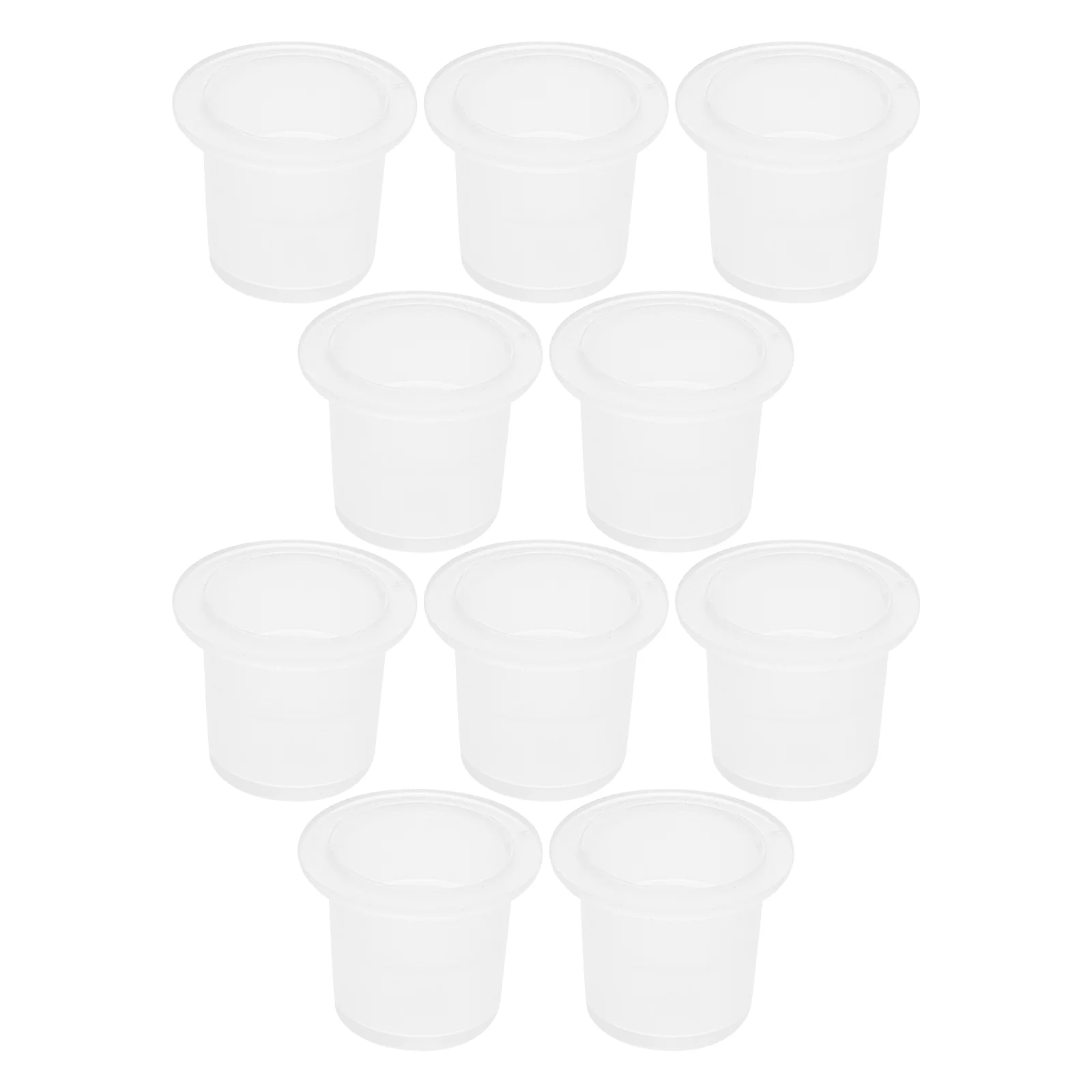 100 шт. колпачки для чернил одноразовые чашки перманентный макияж ресниц пигмент