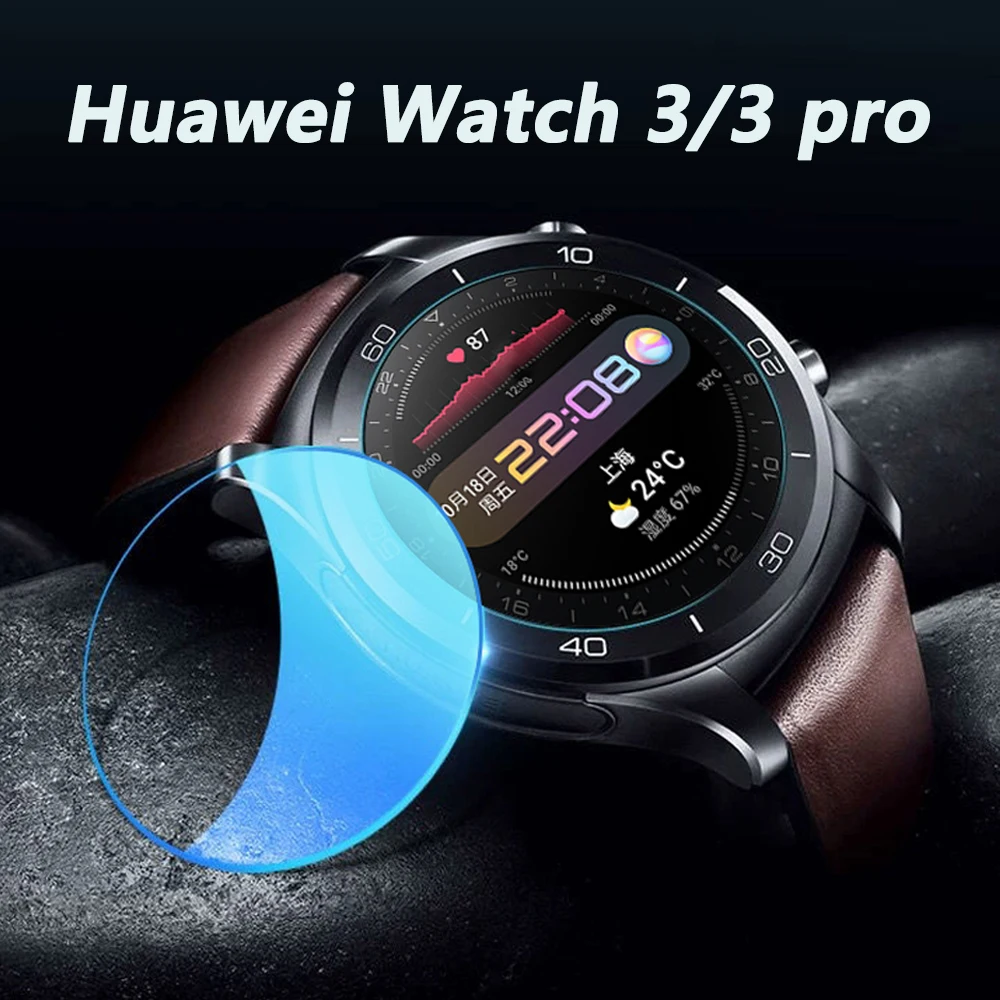 

Tempered Glass For Huawei Watch 3 Pro 48mm 46mm Accessories HD Protective Film smartwatch Huawei honor Watch 3 Screen Protectors