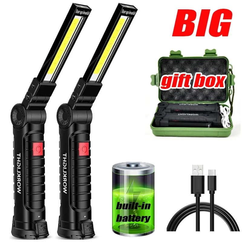 

Портативный USB-реchargeable COB LED фонарь BL-W51