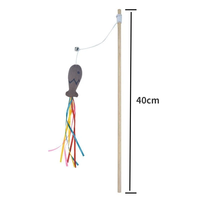 Аксессуары для домашних животных интерактивные яркие ленты в форме рыбы