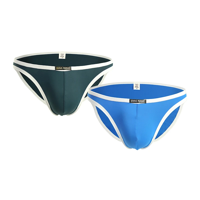 

2 шт./партия, мужские эластичные тонкие спортивные трусы с заниженной талией