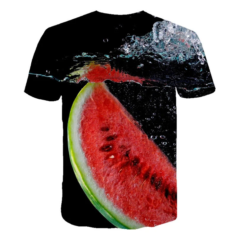 

Summer 3D Personality Food T Shirts Hip Hop Punk Style Men's T-shirt Fashion Casual Top